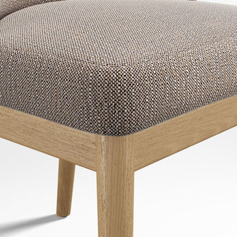 Ana Grey Natural Wood Dining Chair.