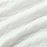 Oxford Shirting Light Indigo Blue Organic Cotton Reversible Full/Queen Duvet Cover.