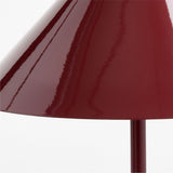 Arden Enamel Table Lamp Red.