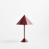 Arden Enamel Table Lamp Red.