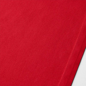 Aspen 120" Red Organic Cotton Runner.