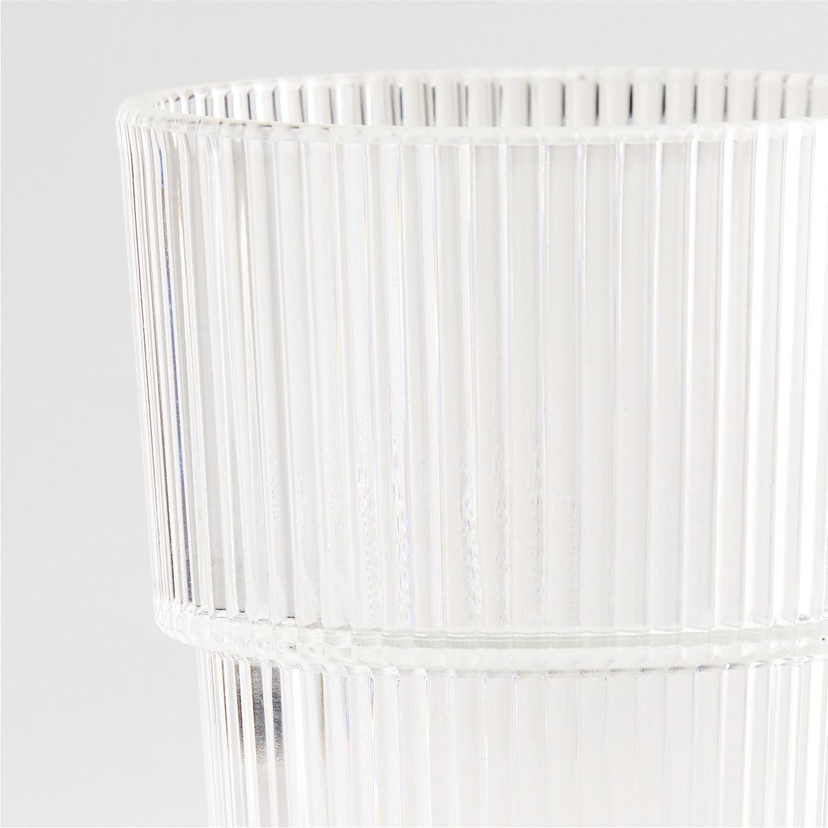 Acrylic Ribbed Shape Atwell Acrylic Stackable Ribbed Highball Glass