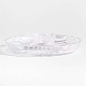 Atwell Glass Chip and Dip with Mini Bowl