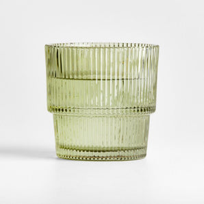 Atwell 11-OzStackable Ribbed Double Old-Fashioned Glass