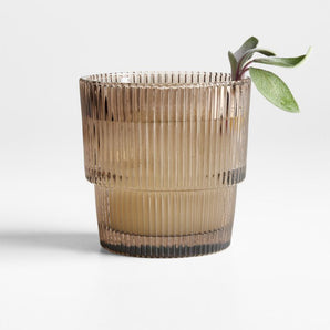 Atwell Spring Stackable Ribbed Double Old-Fashioned Glass