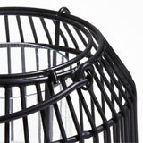 Austell Large Black Metal Outdoor Lantern 17".