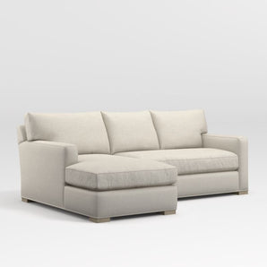 Axis 2-Piece Bench Sectional Sofa with Chaise Lounge