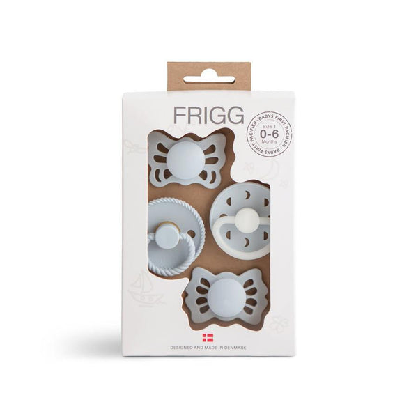 Baby Mushie Frigg Primer chupete Moonlight Sailing (paquete de 4)
