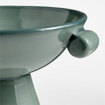 Barron Footed Blue Dec Bowl.