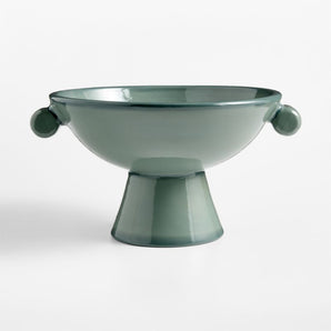 Barron Footed Blue Dec Bowl.