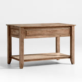 "New Basque 56"" Lt Brwn Ktchn Isl".