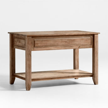 "New Basque 56"" Lt Brwn Ktchn Isl".
