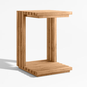 Batten Teak Outdoor C Table