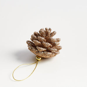 Glitter Pinecone Christmas Tree Ornament