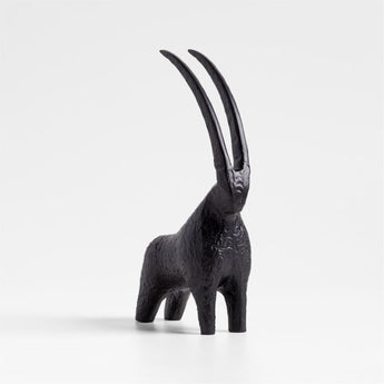 Metal Gazelle Scuplture.