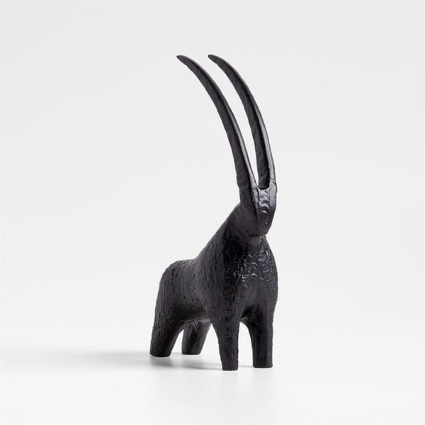 Metal Gazelle Scuplture.