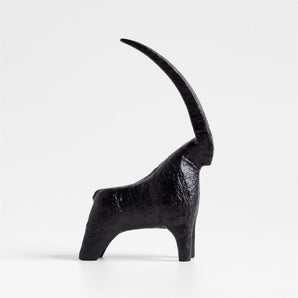 Metal Gazelle Scuplture.