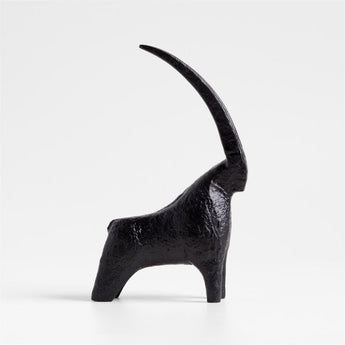 Metal Gazelle Scuplture.