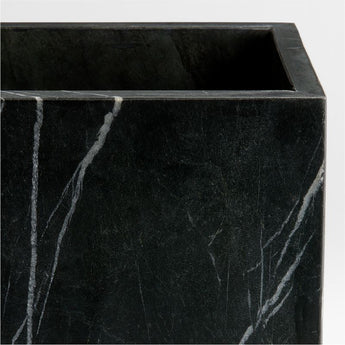 Bleecker Black Trash Can.