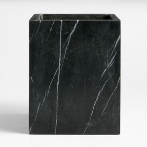 Bleecker Black Trash Can.