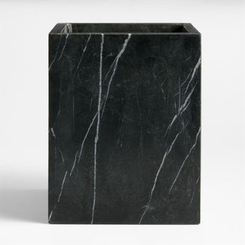 Bleecker Black Trash Can.