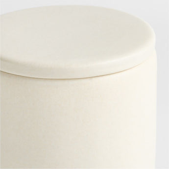 Ceramic Canister w/ Lid.