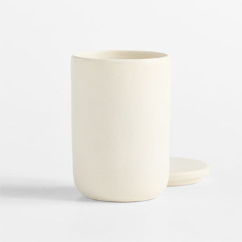 Ceramic Canister w/ Lid.