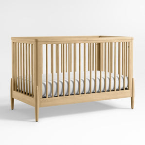 Bodie Natural Oak Wood Convertible Baby.