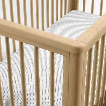 Bodie Natural Oak Wood Convertible Baby.