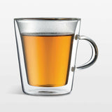 Bodum ® 6-Oz. Canteen Double-Wall Glass Mug.