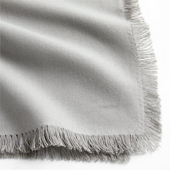 Craft Metal Grey Fringe Napkin.