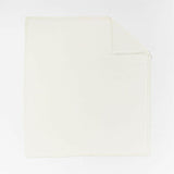 Border Pampas Ivory 80"x80" Oversized Bed Throw Blanket.