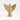 Angel with Scalloped Wing Christmas Tree Ornament
