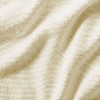 Brushed Organic Cotton Arctic Ivory Full/Queen Bed Blanket.