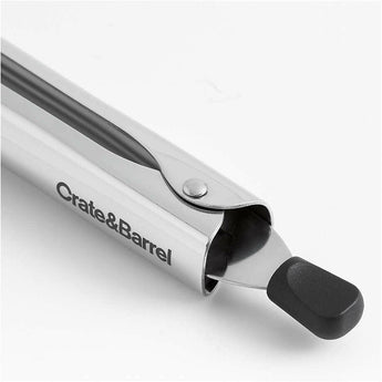 Crate & Barrel Black Nylon Tongs.