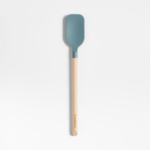 Espátula de silicona y madera de Crate &amp; Barrel