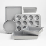 C&B 6Pc Set Silver New.