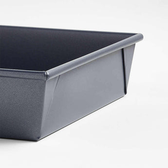 Crate & Barrel Slate Blue 9" Square Cake Pan.