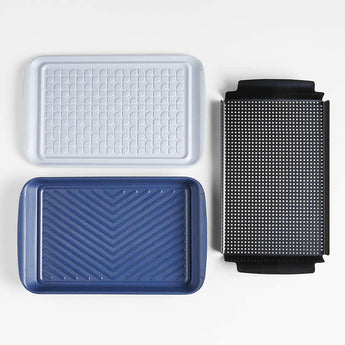 3-Piece Marinating Tray Set.