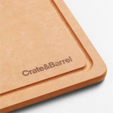 Crate & Barrel Over-the-Sink Colander and Cutting Board.