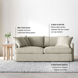 Lounge 3-Piece L-Shaped Sectional Sofa.