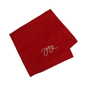 Napkin Stitcking Joy White