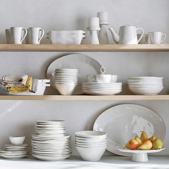 Marin White Coupe Dinner Plate.