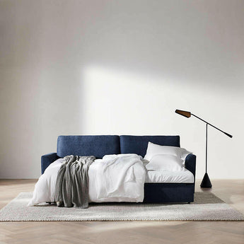 White Natural Hemp King Duvet Cover.