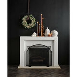 Emmy Black Fireplace Screen.
