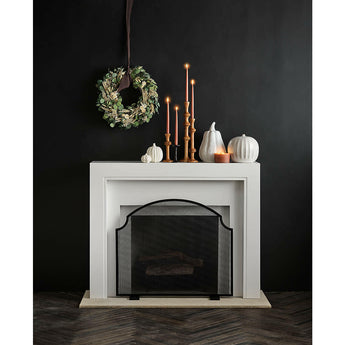 Emmy Black Fireplace Screen.