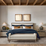 "Keane Natural 70"" Uph Bench".