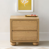 Emery Natural Oak Nightstand.