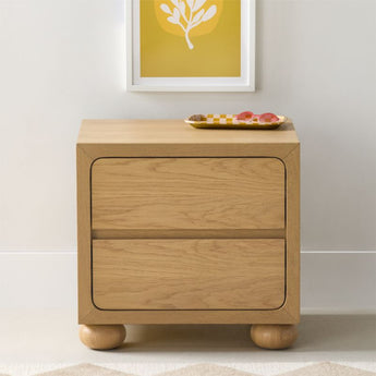 Emery Natural Oak Nightstand.