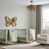 Finn Sage Green Wood Convertible Baby Cr.